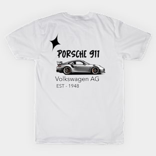 Porsche 911 with Est logo T-Shirt